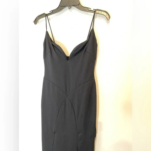 VTG 90s/Y2K Nicole Miller Sexy Black Evening Dress - Picture 3 of 13